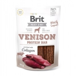 Brit jerky snack protein bar venado premios para perro