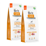 Brit care junior large breed cordero arroz pienso para perros