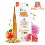Brit care junior large breed cordero arroz pienso para perros