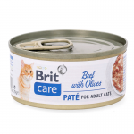 Brit Care Nourriture Humide pour Chats Adultes avec Bœuf et Olives
