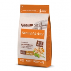 Nature´s Variety No Grain Sterilised Pienso para Gatos Esterilizados con Pollo Campero