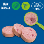 Brit sausage con pollo y venado latas para perro