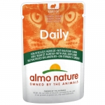 Almo Nature Daily Comida Húmeda para Gatos Bocaditos de Ternera y Cordero