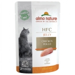 Almo Nature HCF Jelly Nourriture Humide en Gelée pour Chats au Filet de Poulet
