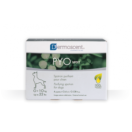 Dermoscent PYO Spot Pipetas Cuidado de la Piel para Perros Pequeños