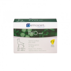 Dermoscent PYO Spot Pipetas Cuidado de la Piel para Perros Medianos