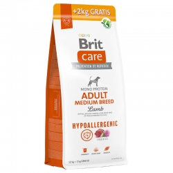 Brit care adult medium breed cordero arroz pienso para perros