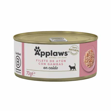 Applaws Lata para gatos de Atún y Gambas