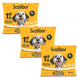 Scalibor Chien taille grande. Pack 3 Colliers (65 cm)
