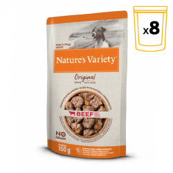 Nature's Variety Original Paté Mini Adult Nourriture Humide pour Chiens Petits avec Bœuf