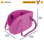 Bolso With Me Bag Purple Ferplast