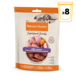 Snacks para perros Natures Variety de Pavo
