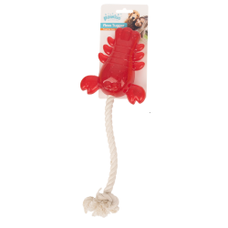 Pawise Langosta Juguete con Dispensador de Snacks Para Perros de Cuerda