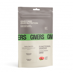 Givers Hypoallergenic Snack Natural Para Perros con Conejo y Calabaza