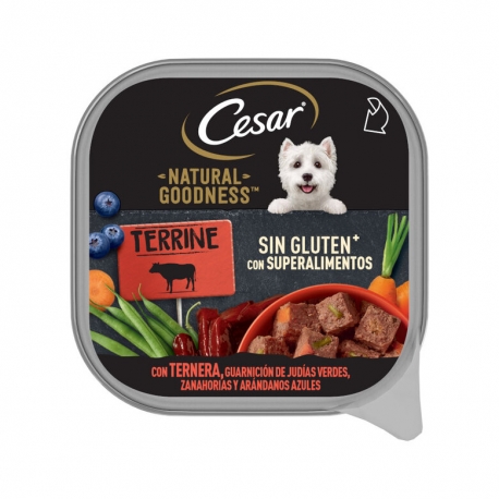 Cesar Natural Goodness Comida Húmeda Para Perros Tarrina con Ternera