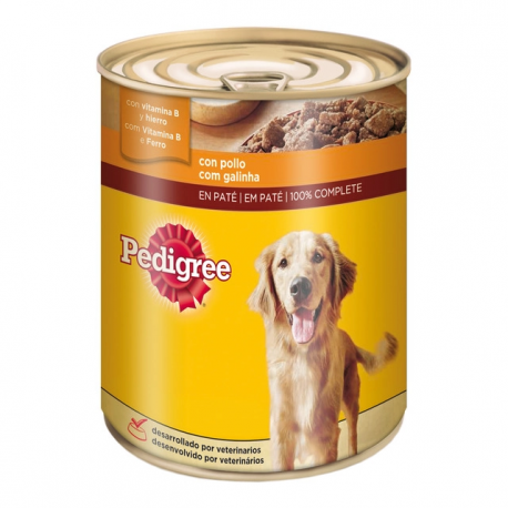 Pedigree Comida Húmeda Completa para Perros en Paté con Pollo
