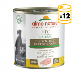 Almo Nature HCF Natural Comida Húmeda con Caldo para Perros con Pollo