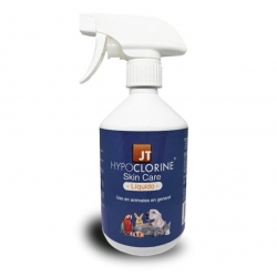 JT- Hypoclorine Skin care spray para piel y heridas en perros gatos y pequeños mamíferos