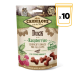 Carnilove Cat Crunchy Snack sabor Pato Frambuesa