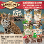 Carnilove Cat Crunchy Snack sabor Pato Frambuesa