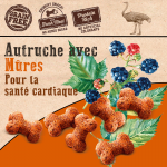 Snack Crunchy Autruche aux Mûres