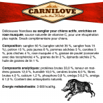 Carnilove Dog Snack Crunchy sabor Jabali y rosa mosqueta