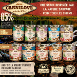 Carnilove Dog Snack Semihúmedo sabor Codorniz Oregano