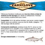 Carnilove Dog Snack Semihúmedo sabor Sardinas Ajo