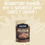Ownat Wetline comida húmeda para gatos sterilised chicken & turkey