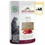 Almo Nature HCF Jelly Comida Húmeda en Gelatina para Gatos con Atún y Langosta