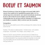 Ownat Wetline Beef & Salmon Nourriture Humide Pour Chiens au Bœuf et au Saumon 395gr