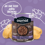 Ownat Wetline Lamb & Potatoes de Terre Nourriture Humide Pour Chiens à l'Agneau 395gr