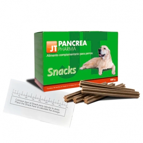 JTPharma Pancrea Pharma Snack Suplemento Pancreático para Perros y Gatos