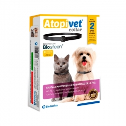 Bioiberica Atopivet Collar Para el Cuidado de la Piel de Perros Pequeños y Gatos