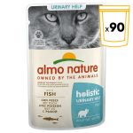 Almo Nature Holistic Urinary Help Comida Húmeda para Gatos con Pescado