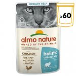 Almo Nature Holistic Urinary Help Comida Húmeda para Gatos con Pollo
