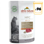 Almo Nature HCF Jelly Comida Húmeda en Gelatina para Gatos con Atún y Anchoa