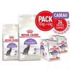 Royal Canin Sterilised 37 nourriture pour chats adultes stérilisés 10 + 4 Kg