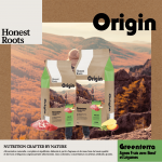 Honest Roots Origin Greenterra Pienso Natural Para Perros con Cordero and Vacuno