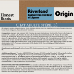 Honest Roots Origin Riverland Pienso Natural Para Gatos Esterilizados con Salmón y Vacuno