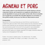 Ownat Author Croquettes pour Chiens à l'Agneau Frais et au Porc