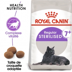 Royal Canin Sterilised 7+ nourriture pour chats seniors stérilisés
