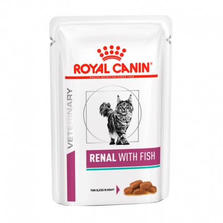 Royal Canin Veterinary Diets-Félin Rénal au thon sac 85 gr. (1)