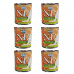 Pack boîtes Farmina ND Dog Pumpkin aliment humide pour chiens au sanglier
