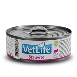 Pack boîtes Farmina vet life cat struvite aliment humide pour chats au poulet