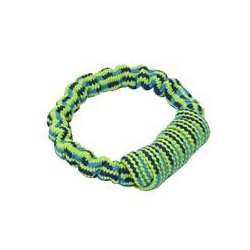 Buster Colour cuerda elastica con asa azul-verde limon