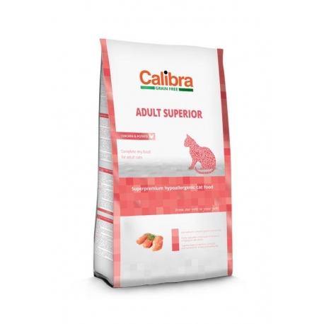 Calibra cat grain free adult superior pollo-salmon pienso para gatos