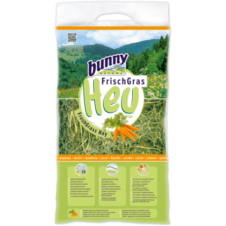 Bunny Heno Fresco Zanahoria 500 g