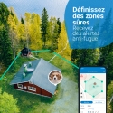 Tractive GPS DOG 4 - Localizador para perros con Seguimiento de Actividad - Blanco