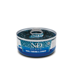 Pack de latas Farmina ND Ocean para gatos de Atún, Sardina y Gamba